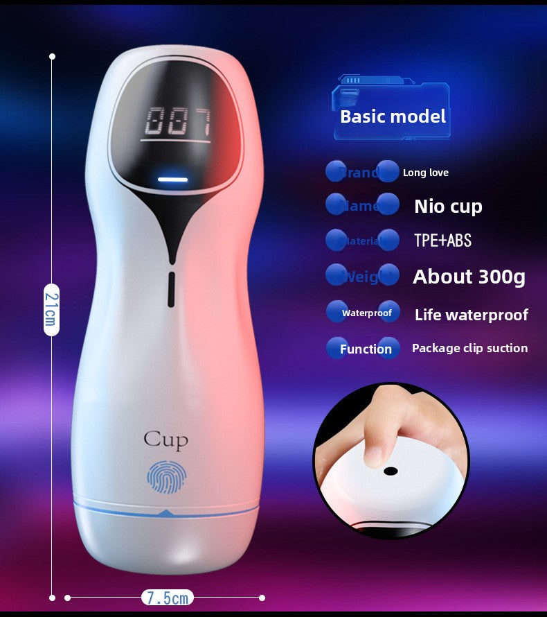 Adult Sex Inverted Mold Male Masturbator Automatic Intelligent Vibrating Heating Sex Toy