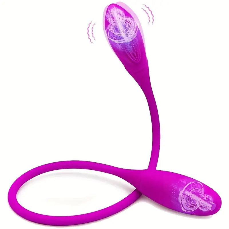 Double-Headed Vibrating AV Egg Female Clitoral Masturbator Instant Orgasm Adult Sex Toys Cross-Border