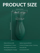 Clitoral Tongue Licking Sucking Device Breast Massage Vibrator Adult Sex Toys Female Masturbator