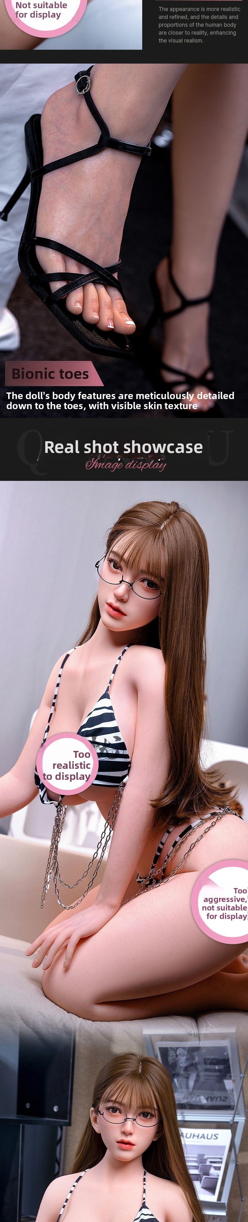 Full Body Silicone Non-Inflatable Male Realistic Girlfriend Doll Insertable Adult Sex Toy