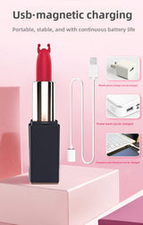 Lipstick Vibrator G-Spot Stimulation Discreet Mini Lipstick Masturbator Clitoral Instant Orgasm Electric Vibrator for Women