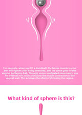 Vaginal Dumbbell Exercise Private Part Tightening Repair Shrink Ball Postpartum Recovery Set Female Adult Sex Toys