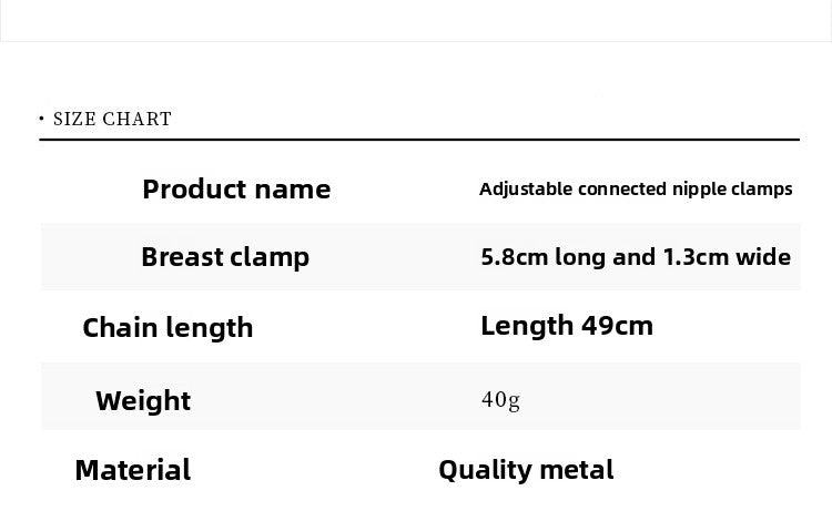 SM Props Female Slave Training Sex Tools Long Chain Nipple Clamps Double Peak Breast Clamps Adult Products Sex Toys