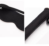 Sm Props Four-Piece Set Black Tease Feather Stick Anal Bead Eyeshade Sexy Whip Adult Supplies