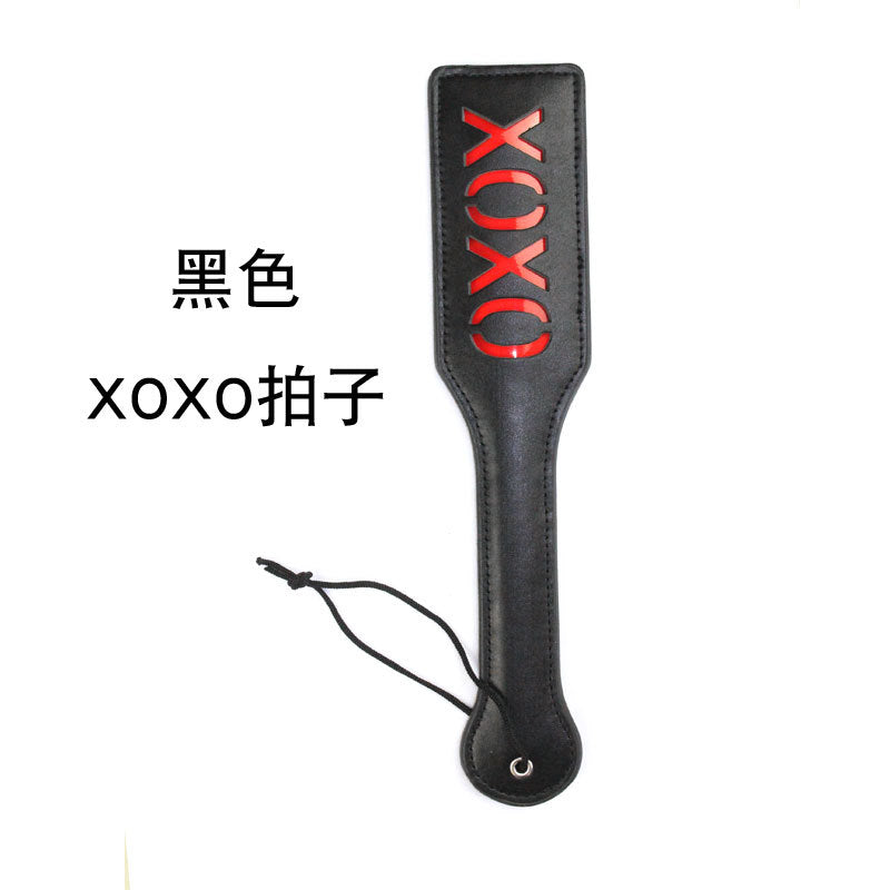 Adult Sex Toys SM Props XOXO Leather Letter Spanker SP Punishment Training Sex Discipline Ruler Manufacturer
