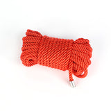 SM Props Multi-color Metal Head Erotic Silk Rope 5.1m Female Slave Training Bondage Polyester Erotic Binding Rope