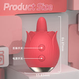 Rose Tongue Licking Vibrator Clitoral Stimulation Nipple Teasing Female Masturbator