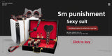 Sex Toys SM Props Macaron Genuine Leather Bondage Set Hand and Foot Cuffs Training Collar Mouth Gag Spanker Adult