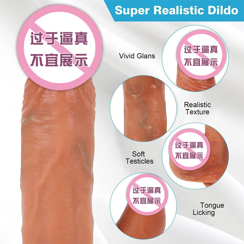 Dildo Vibrator Sex Toys for Women, Realistic Dildo, Masturbator with Automatic Thrusting	Vibrating Dildo