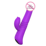 Heated Telescopic Vibrator Long Battery Life Female Instant Climax Rotating Vibrator Women's Products