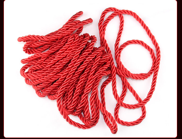 Bondage Restraint SM Props Multi-color Polyester Silk Rope 10m Erotic Bondage Rope Training Female Slave Adult Products