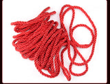 Bondage Restraint SM Props Multi-color Polyester Silk Rope 10m Erotic Bondage Rope Training Female Slave Adult Products