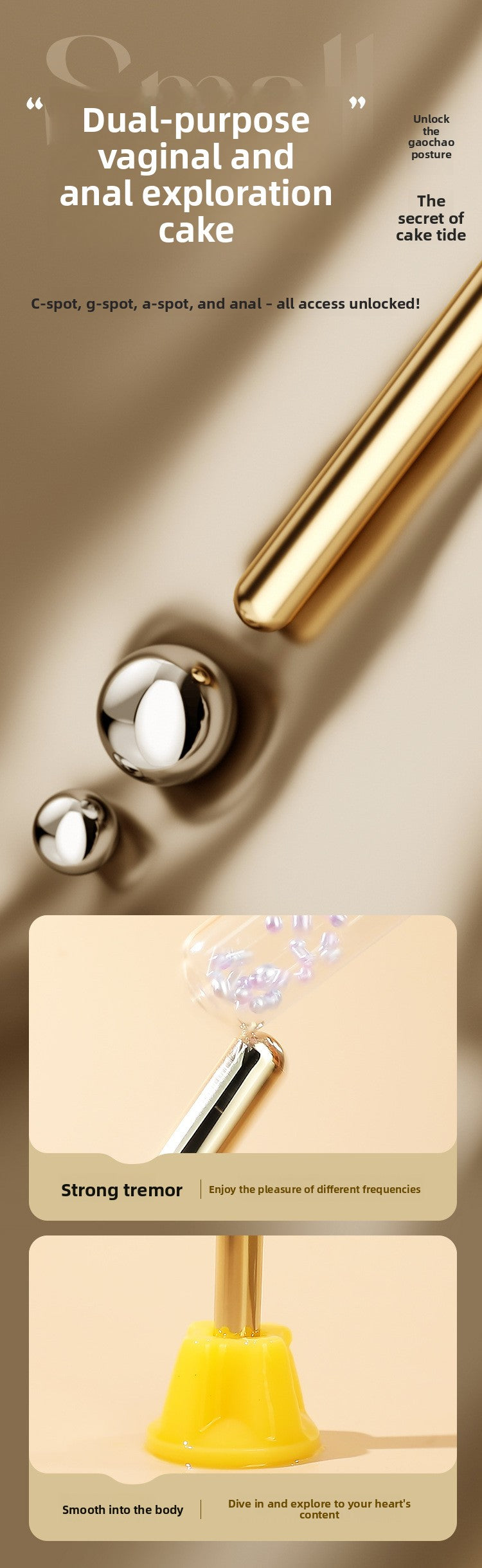 Mini AV Vibrator Female Orgasm Masturbation Device Couple Bed Training Sex Toy Portable Anal Plug