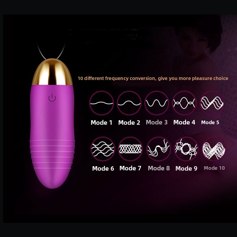Female Wireless Vibrator Remote Control Silent Female Masturbator