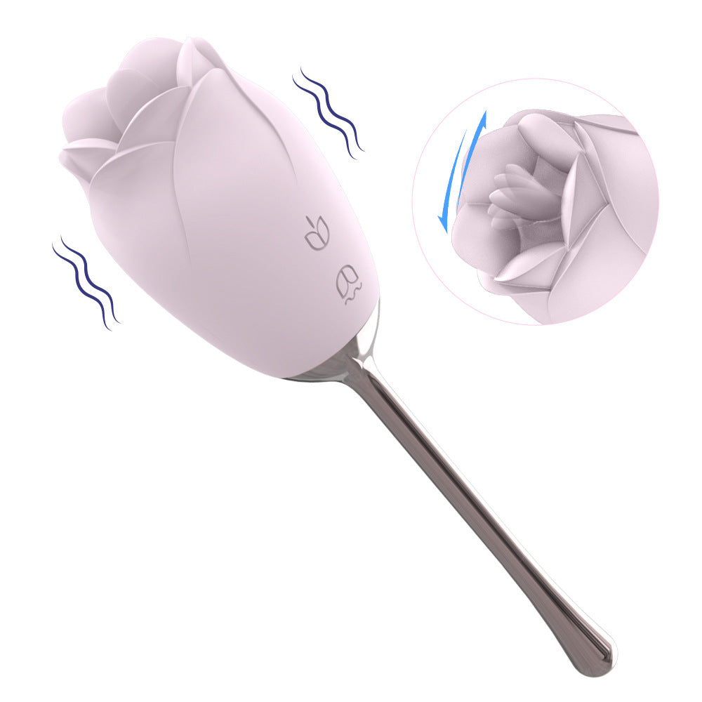 Gift Rose Tongue Licking Vibrator Sex Toys Female Products Pleasure Device Adult Sex Products Female Use Device