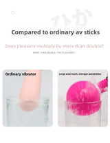 Female Sex Toys Factory Vibrator Female Instant Orgasm Masturbator Large Head Strong Vibration Adult Products AV Massage Stick