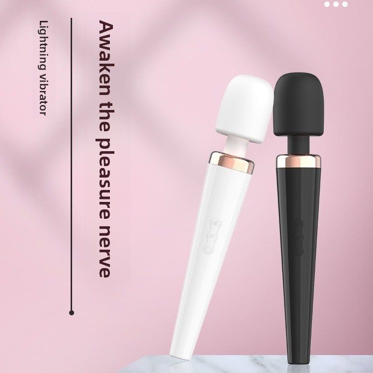 Hot-selling Lightning Vibrator Female Masturbator Large AV Stick USB Charging
