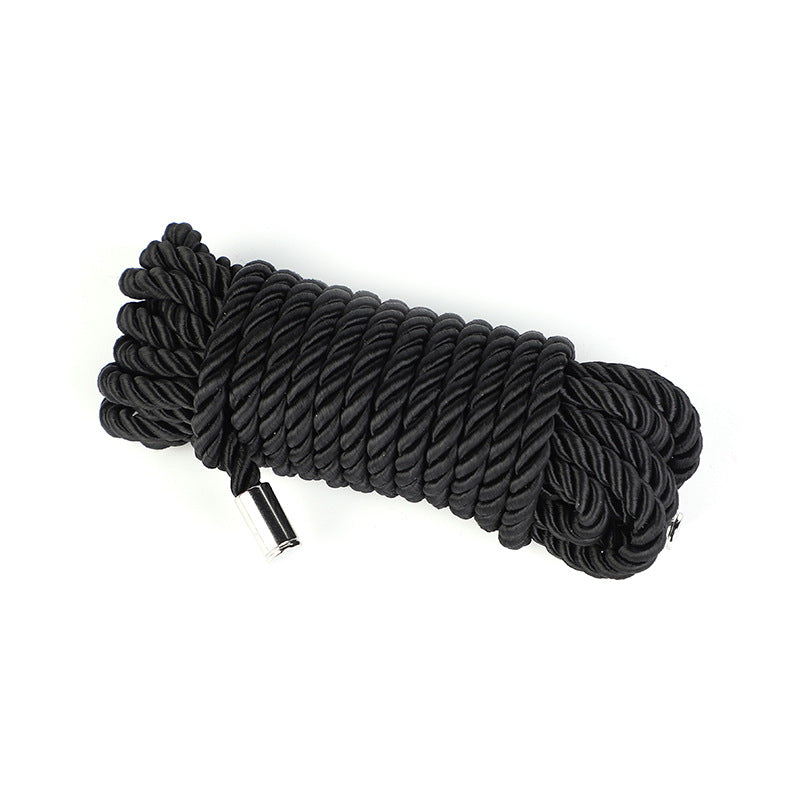 SM Props Multi-color Metal Head Erotic Silk Rope 5.1m Female Slave Training Bondage Polyester Erotic Binding Rope