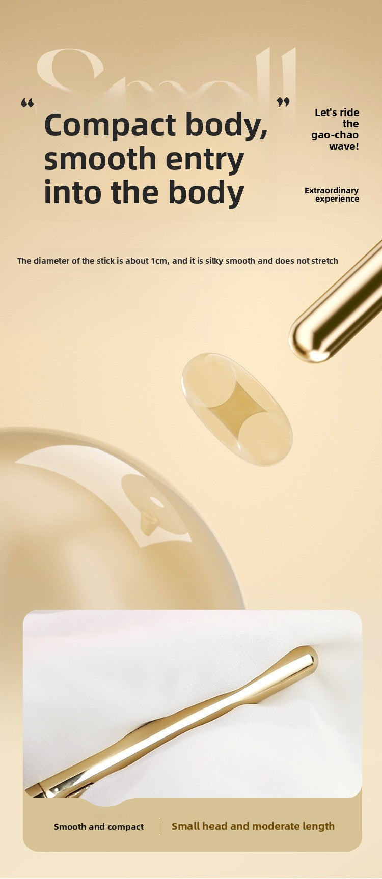 Mini AV Vibrator Female Orgasm Masturbation Device Couple Bed Training Sex Toy Portable Anal Plug