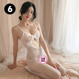 Sexy Stockings Sexy Women's Pajamas Stockings Sexy Lingerie Elastic Plus Size Open Crotch Stockings Bodystocking 6