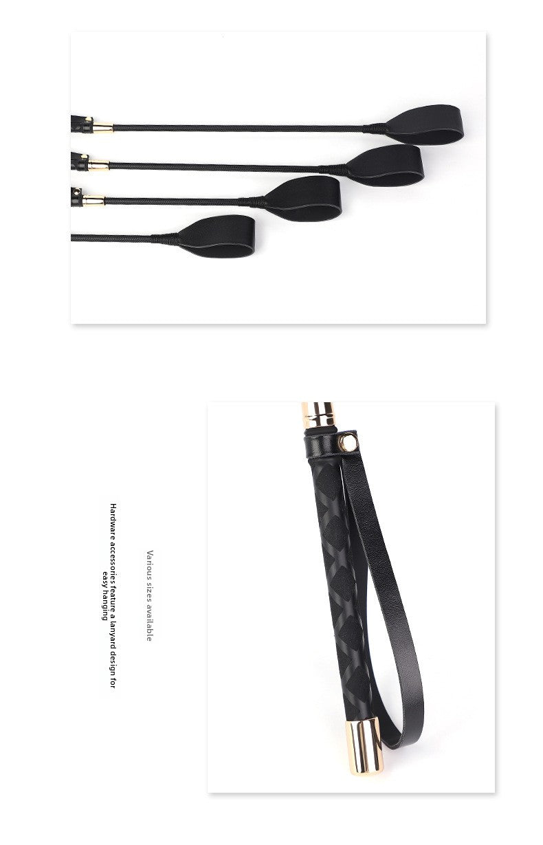 Sex Toys SM Props Punishment Leather Pat SP Tools Black Long Rod Pointer Alternative Torture Tools