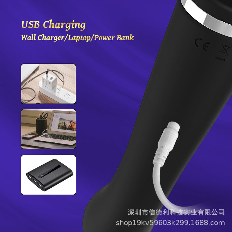 Female Orgasm Vibrator Masturbator Adult Sex Toys Couple Flirting Sex Av Massage Stick