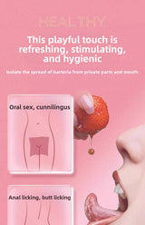Fruity Oral Sex Mask for Men and Women, Cunnilingus Mask for Couples, Intimate Flirting Tool, Adult Sex Toys