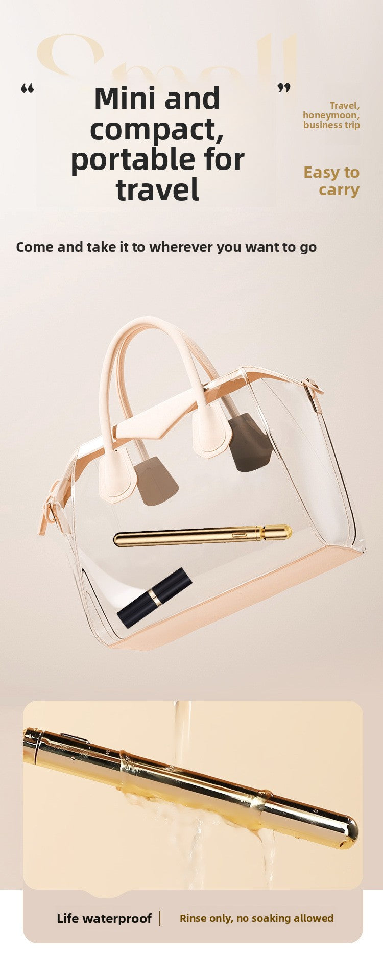 Mini AV Vibrator Female Orgasm Masturbation Device Couple Bed Training Sex Toy Portable Anal Plug