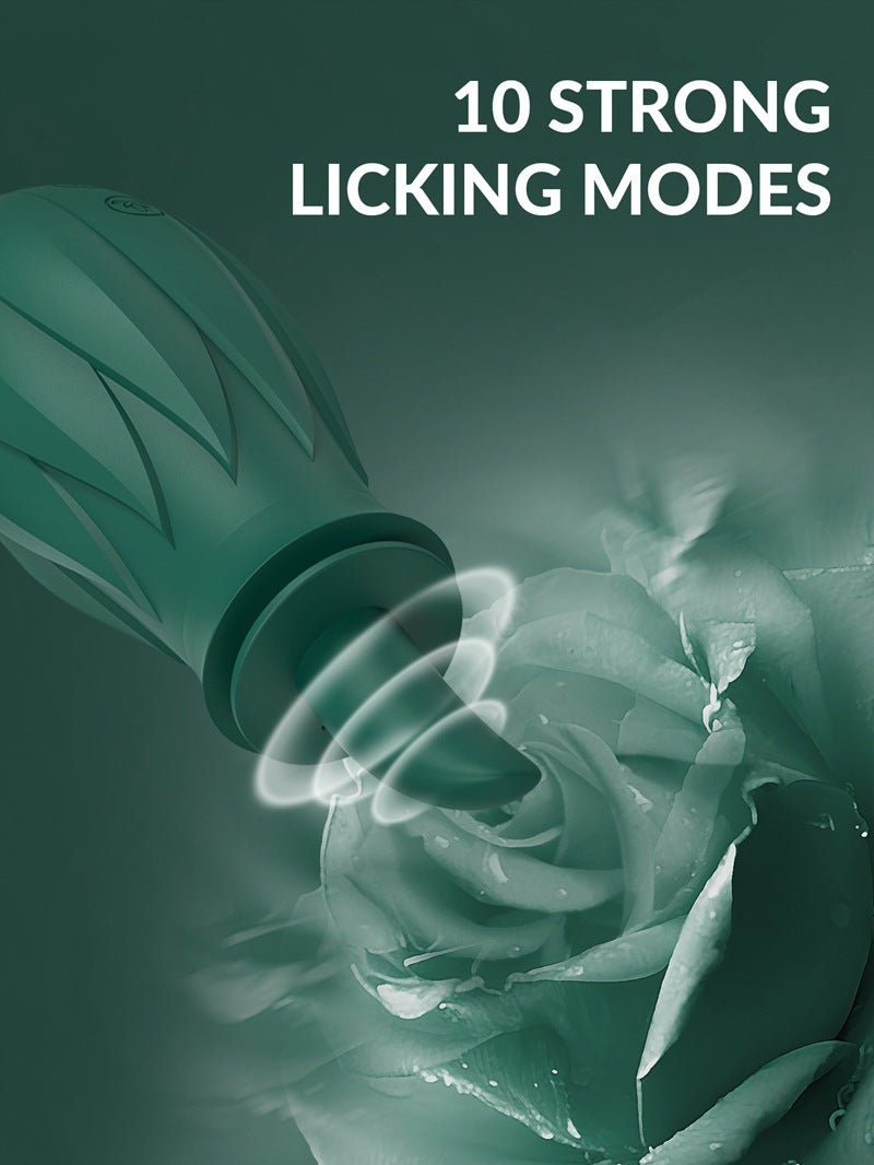 Clitoral Tongue Licking Sucking Device Breast Massage Vibrator Adult Sex Toys Female Masturbator