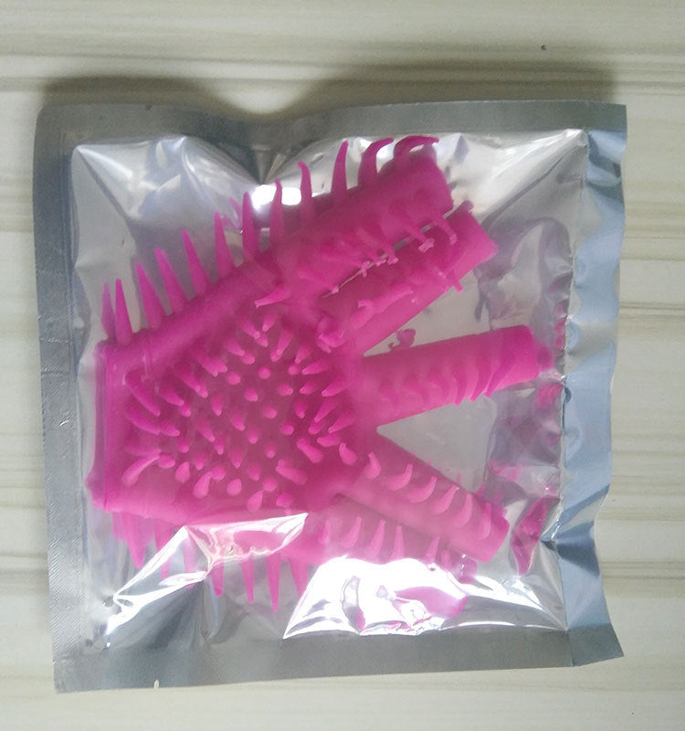 Wolf Tooth Sex Gloves SM Sex Toys Ecstatic Palm Female Insertion Masturbation Finger Gloves Alternative Adult Products