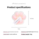 SM props fun low temperature candle couple training wax cute cat claw candle