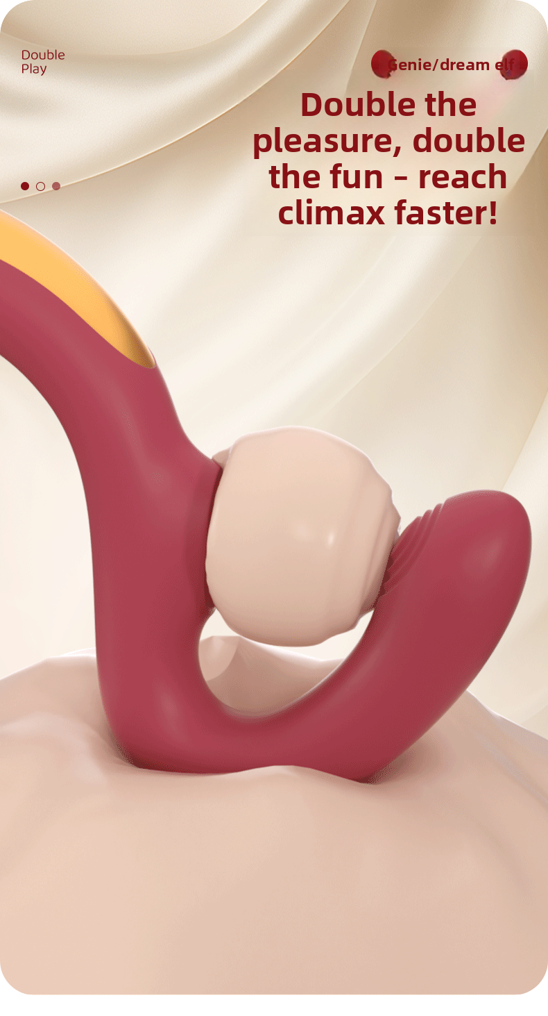 Foreign Trade G-Spot Vibrator Insertion Clitoral Dual Thrusting Female Adult Products High-End Handheld Adult Toys