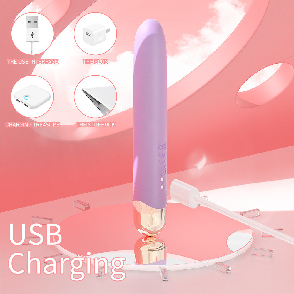 Dot Tide Pen Vibrating Masturbator Female Silicone Toy Small Size Insertable Adult Sex Toy