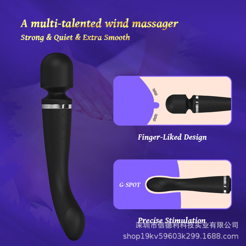 Female Orgasm Vibrator Masturbator Adult Sex Toys Couple Flirting Sex Av Massage Stick