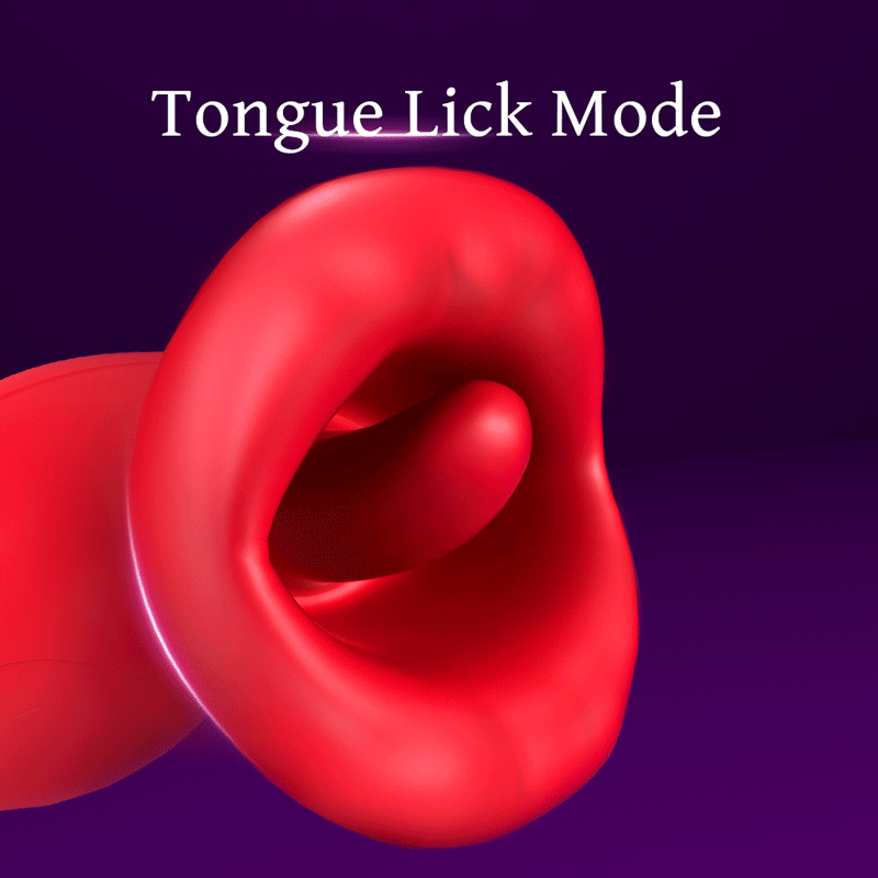 New Product Tongue Licking Sucking Breast Clitoris Vibrator Female Masturbator Adult Products Sex Toys Customization