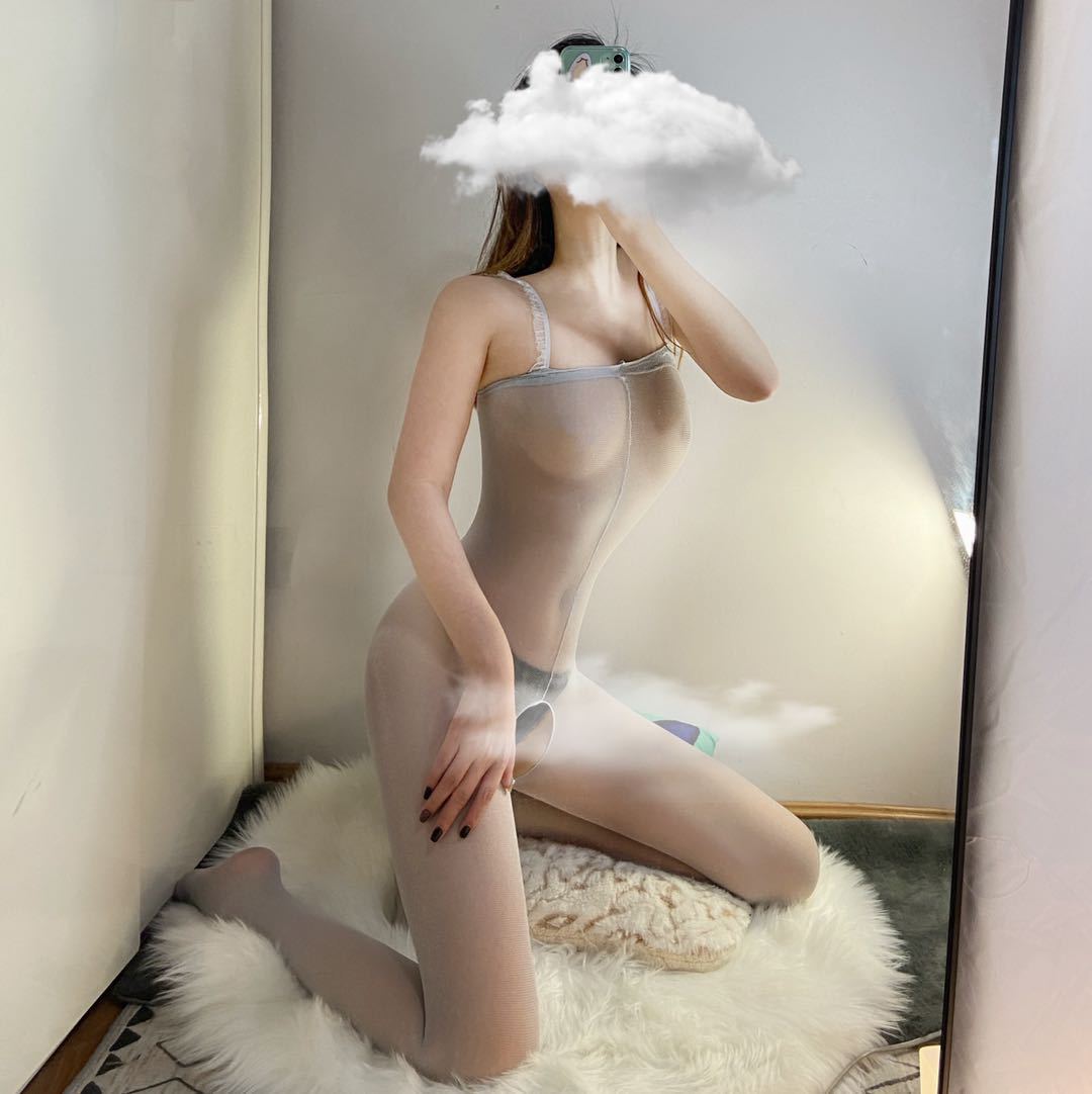 Sexy Lingerie Open Crotch Passion Set Transparent Temptation Sexy Stockings One-piece Fishnet Uniform