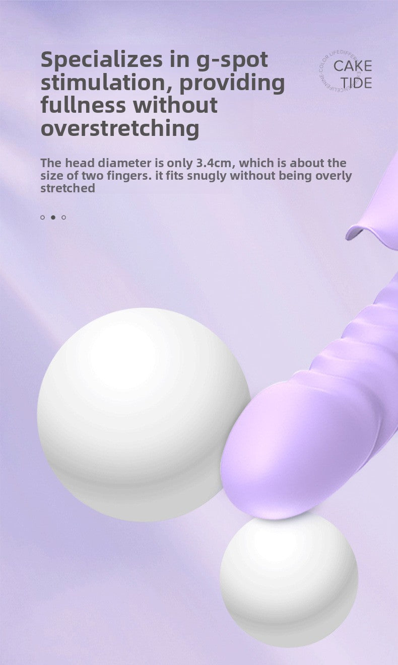 Multi-frequency Telescopic Automatic Heating G-spot Instant Thrusting Vibrating Massager Wand Female Essential Masturbation Device