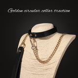 Sexy SM Props High-end Sexy Traction Collar SM Training Bondage Neck Sleeve Neck Ring Alternative Adult Products