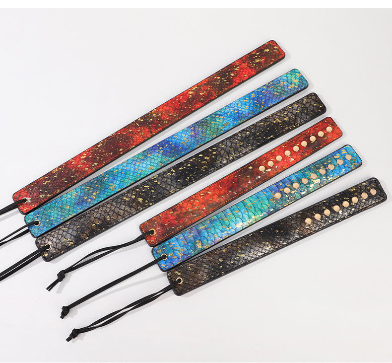 Sex Toys SM Props Rivet Dragon Bone Spanker Couple Training Spanking Abusive Torture Tool Leather Spanker Adult Products