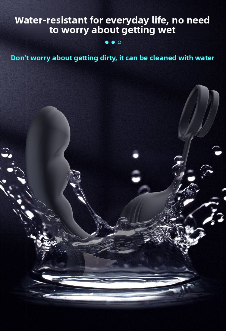 Nuoer Male Sex Products Prostate Massager Anal Plug Semen Locking Ring Back Chamber Masturbation Device