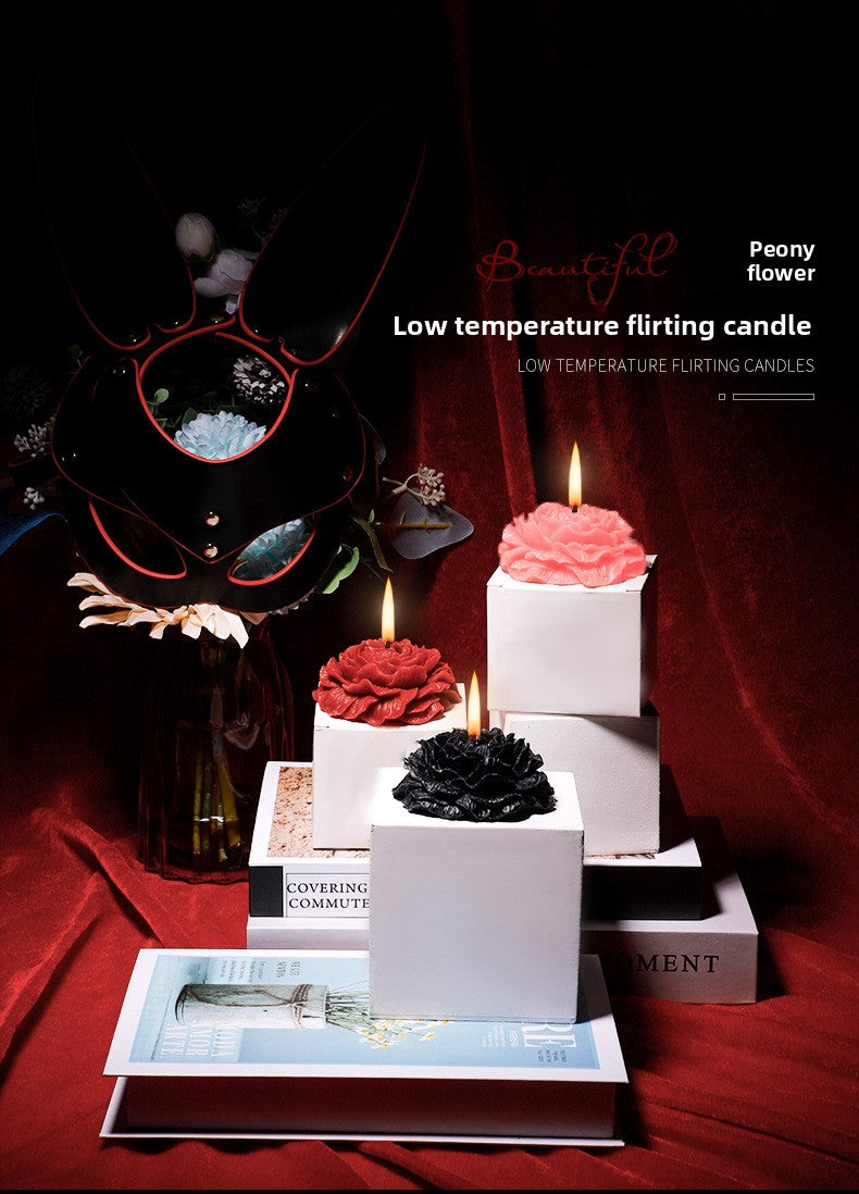Drip Wax SM Props Peony Flower Low-Temperature Candle Couple SM Training Fun Candle Alternative Adult Products
