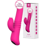 Heated Telescopic Vibrator Long Battery Life Female Instant Climax Rotating Vibrator Women's Products