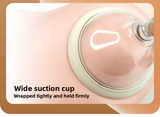 Double Cover Breast Suction Vibrator Strong Vibration Female Masturbator Shared Toy