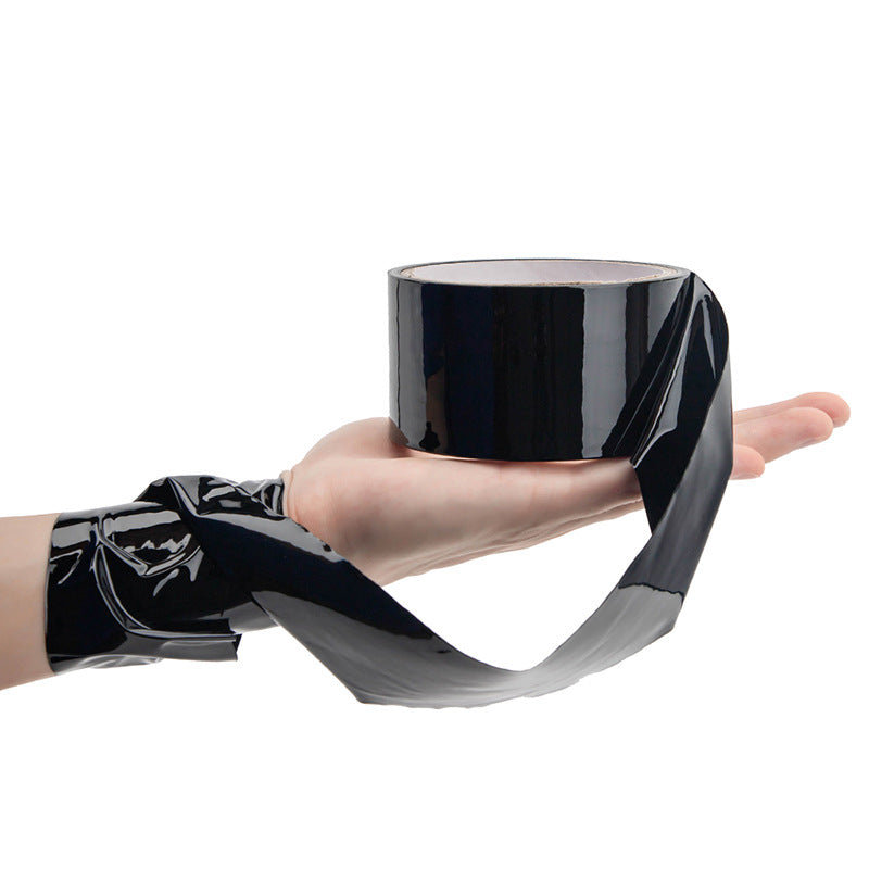 Sexy 10m Tape Static No Adhesive Tape Sexy Toys Training Bondage Forced Binding Handcuffs Sex Toys
