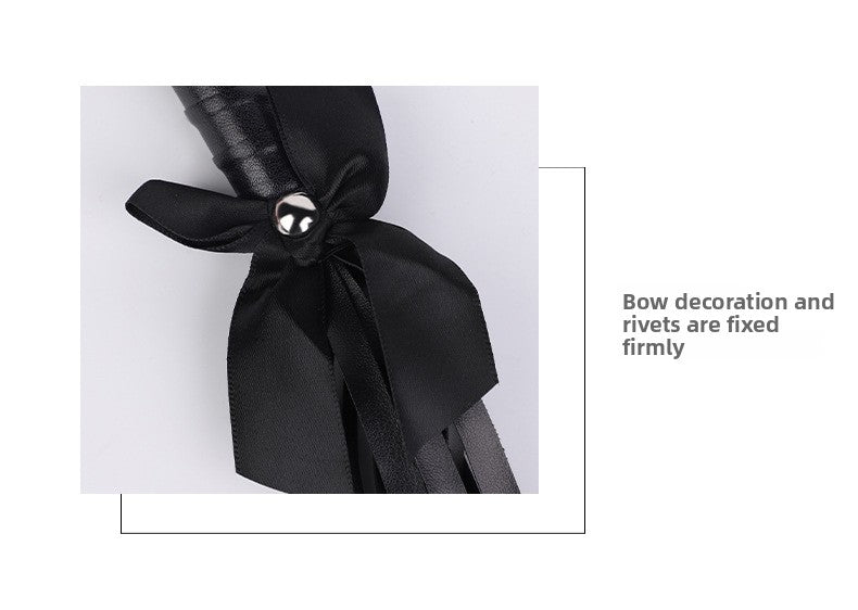 SM Props PVC Erotic Whip Training Punishment Bowknot Erotic Whip Alternative
