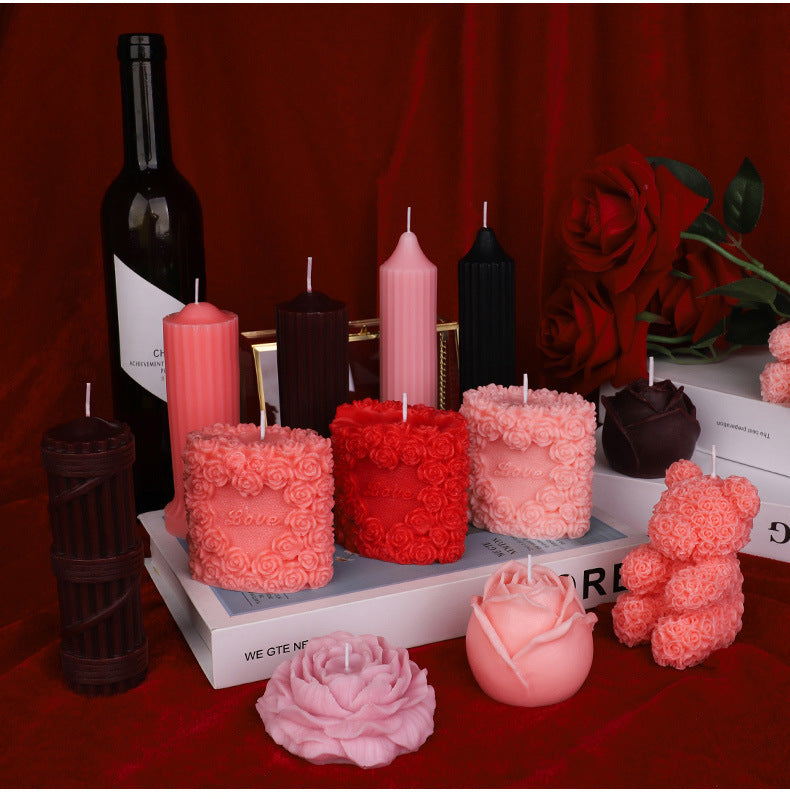 SM Sex Toys Cat Paw Rose Flower Low Temperature Candle Female Bed Props Alternative Passion Training Wax Drop Gift