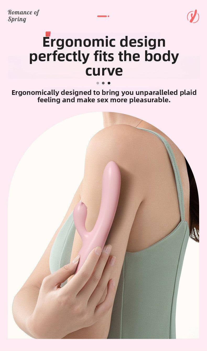 Heated Telescopic Vibrator for Women Instant Orgasm Female Masturbation Sex Toy Adult Toy for Women