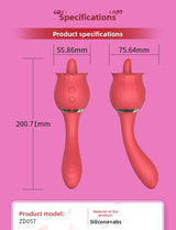 AV Vibrator Tongue Licking Adult Couple Sex Toys Female Orgasm Masturbator Sex Toys Factory