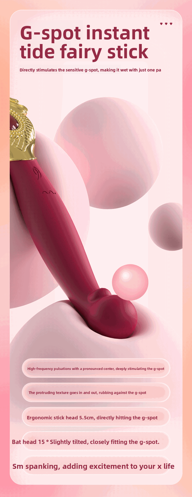 SC001 Female Masturbator Vibrator Multi-frequency Sex Toys Toys