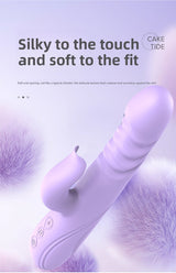 Multi-frequency Telescopic Automatic Heating G-spot Instant Thrusting Vibrating Massager Wand Female Essential Masturbation Device
